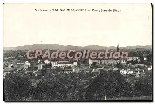 Ansichtskarte AK L'Auvergne Sauxillanges vue generale