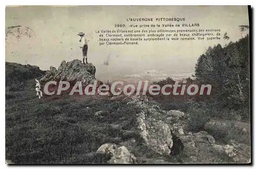 Ansichtskarte AK L'Auvergne Pittoresque vue prise de la Vallee de Villars