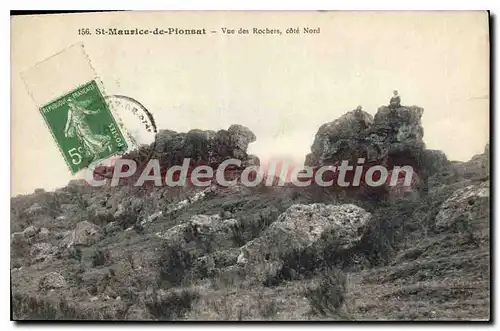 Cartes postales St Maurice de Pionsat vue des Rochers Cote Nord