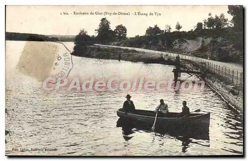 Ansichtskarte AK Environs de Giat Puy de Dome l'Etang de Tyx