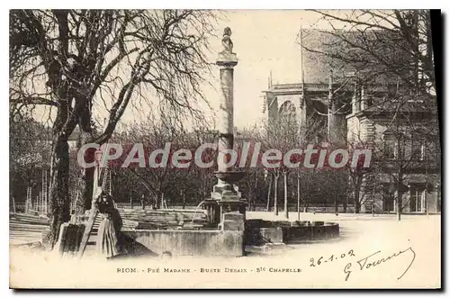 Cartes postales Riom Pre Madame Buste Desaix Ste chapelle