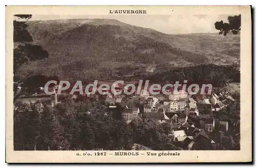 Cartes postales L'Auvergne Murols vue generale