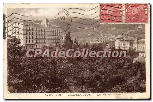 Cartes postales Chatel Guyon les Grands hotels