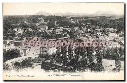 Cartes postales Pontgibaud vue generale