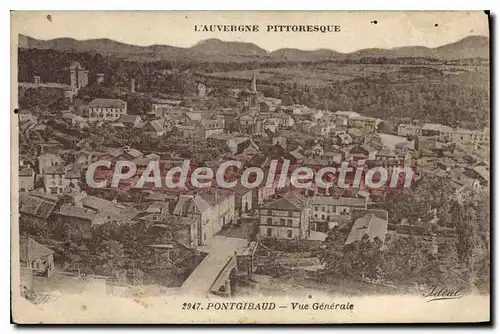 Ansichtskarte AK l'Auvergne Pittoresque Pontgibaud vue generale