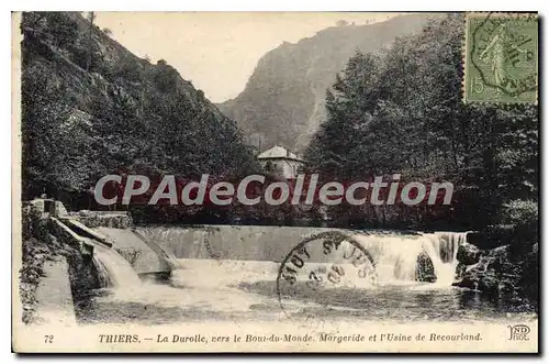 Cartes postales Thiers la Durolle vers le Bout du Monde Margeride et l'Usine de Recourland