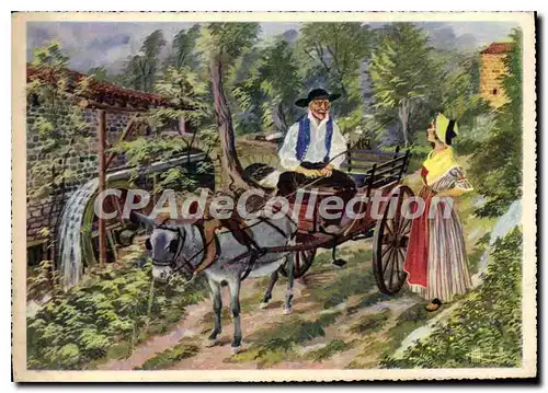 Cartes postales moderne En Parcourant l'Auvergne Limagne Moulin a eau � Fontanas pres Royat