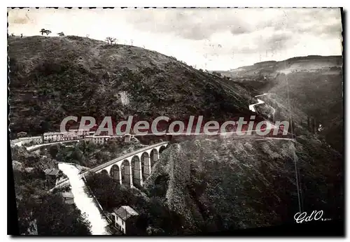 Cartes postales moderne L'Auvergne Thiers la route de Lyon au Viaduc du grand Tournant dans les Gorges de la Durolle en