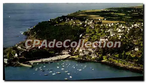 Cartes postales moderne La Bretagne En couleur Port Manech Finistere Le port Abrit�