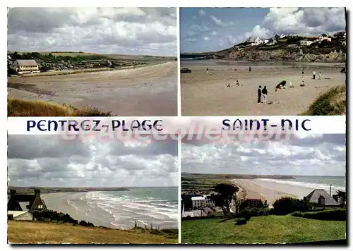 Cartes postales moderne Pentrez plage Saint Nic La Bretagne En couleurs Saint Nic Pentrez Sud Finistere a L'extremite d