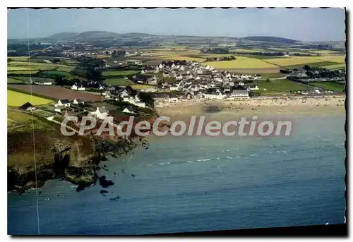 Cartes postales moderne La Bretagne En Couleurs Saint Nic pentrez Finistere Le Menez Hom Les falaises La Plage et Les C