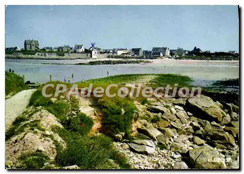 Cartes postales moderne Le Dossen Finistere promenade de L'Ile de Siek