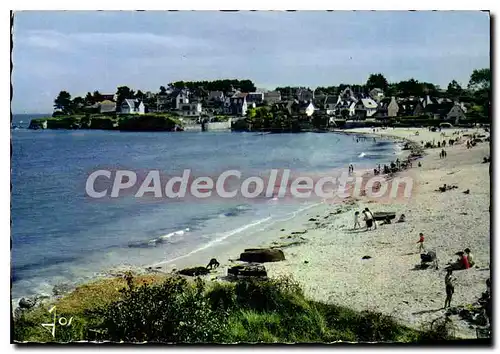 Moderne Karte La Bretagne En Couleur Le Trez Hir Finistere La Grande Plage