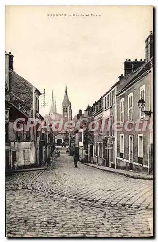 Ansichtskarte AK Dourdan Rue Saint Pierre