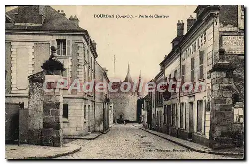 Ansichtskarte AK Dourdan S et O Porte de Chartres