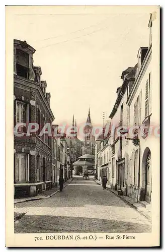 Ansichtskarte AK Dourdan S et O Rue St Pierre