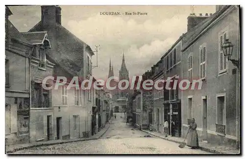 Ansichtskarte AK Dourdan Rue St Pierre