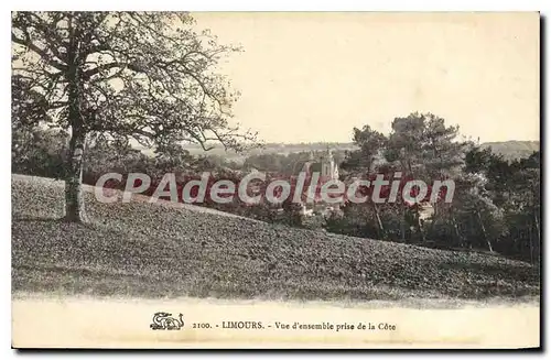 Cartes postales Limours vue d'ensemble prise de la Cote