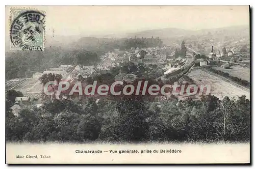 Cartes postales Chamarande vue generale prise du Belvedere