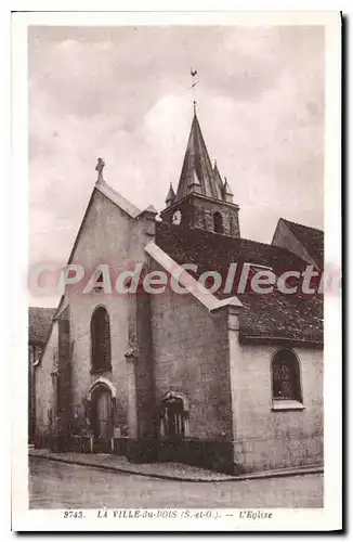 Cartes postales La Ville du Bois S et O l'eglise