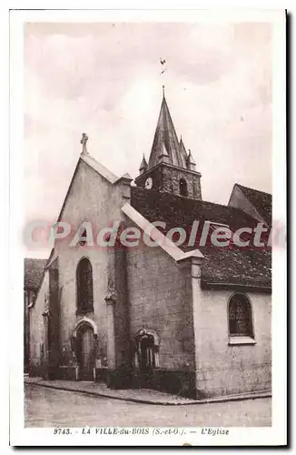 Cartes postales La Ville du Bois S et O l'eglise