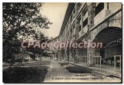 Cartes postales Bligny Petit Fontainebleau galerie sud