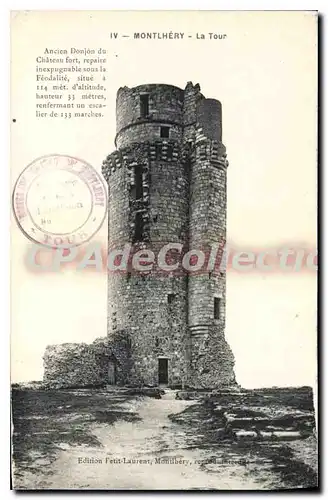 Ansichtskarte AK Montlhery la tour Ancien Donjon du chateau fort repaire inexpugnable sous la Feodalite