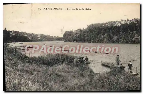 Cartes postales Athis mons les bords de la Seine