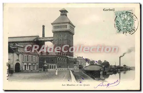 Ansichtskarte AK Corbeil les Moulins et les Quais