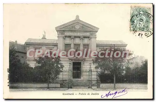 Cartes postales Corbeil palais de justice
