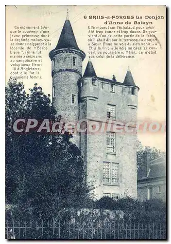 Cartes postales Briis S Forges le Donjon d'Anne de Boleyn ce monument evoque le souvenir d'une jeune princesse d