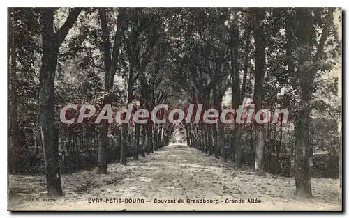 Cartes postales Evry Petit Bourg couvent de Grandbourg Grande Allee