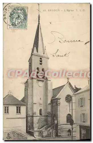 Cartes postales Brunoy l'eglise