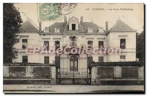 Cartes postales Corbeil la Sous Prefecture