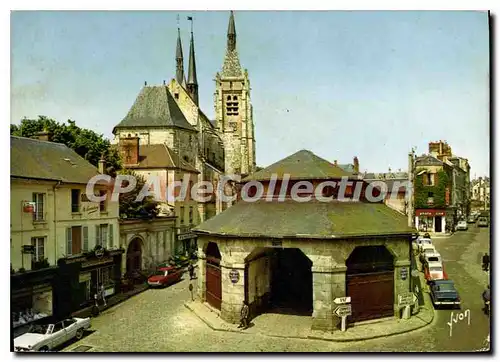 Moderne Karte Dourdan Yvelines les Halles