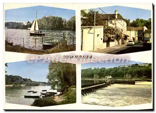 Cartes postales moderne Soisy sur Seine Image de france Divers aspects de la ville