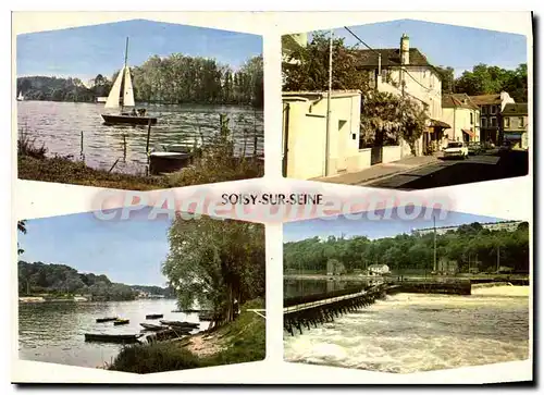 Moderne Karte Soisy sur Seine Image de france Divers aspects de la ville