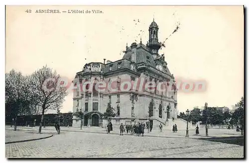 Ansichtskarte AK Asnieres L'Hotel de Ville