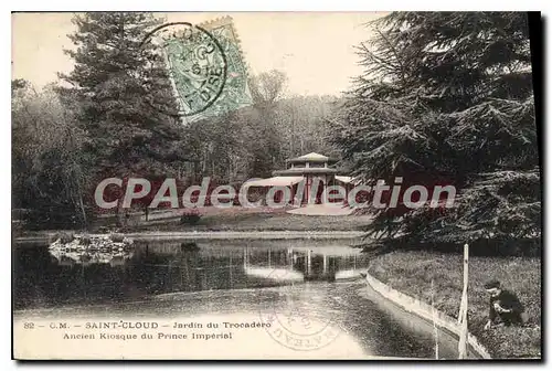 Cartes postales Saint Cloud Jardin du Trocadero