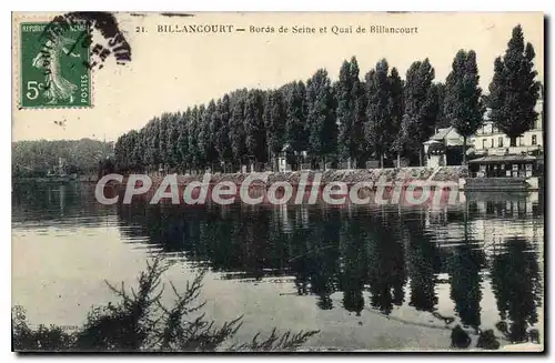 Cartes postales Billancourt Bords de Seine et Quai de Billancourt