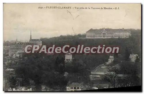 Cartes postales Fleury Clamart Vue prise de la Terrasse de Meudon