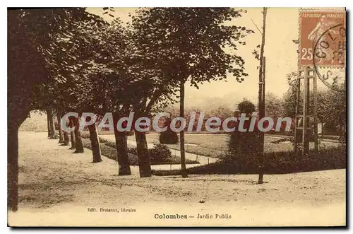 Cartes postales Colombes Jardin Public