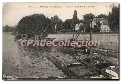 Cartes postales Boulogne sur Seine Les Bords de la Seine