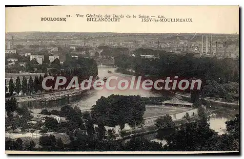 Ansichtskarte AK Vue generale des Bords de la Seine Boulogne Billancourt Issy les Moulineaux