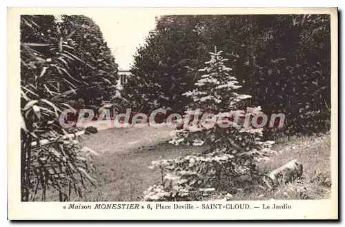 Cartes postales Maison Monestier Place Deville Saint Cloud Le Jardin