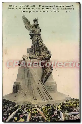 Cartes postales Colombes Monument Commemoratif eleve a la memoire des enfants de la Commune morte pour la France