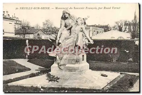 Ansichtskarte AK Neuilly sur Seine Monument du Souvenir Francais