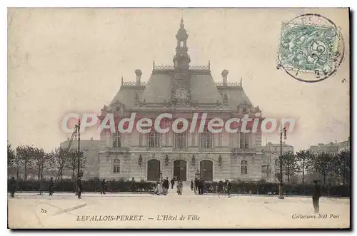 Cartes postales Levallois Perret L'Hotel de Ville