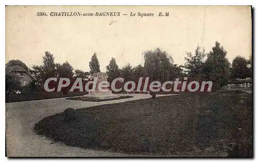 Cartes postales Chatillon sous Bagneux Le Square