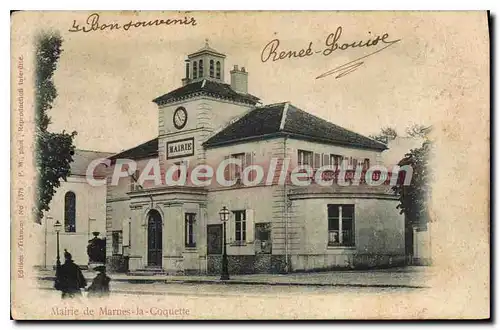 Cartes postales Mairie de Marnes la Coquette